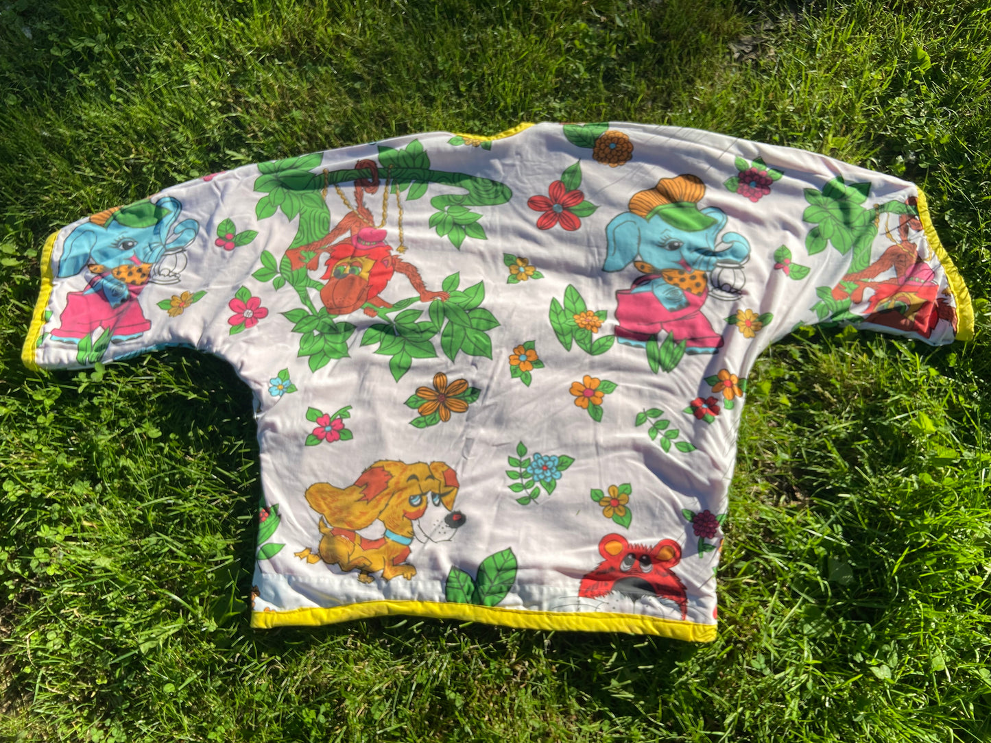 Unique Reversible Floral Quilt Jacket