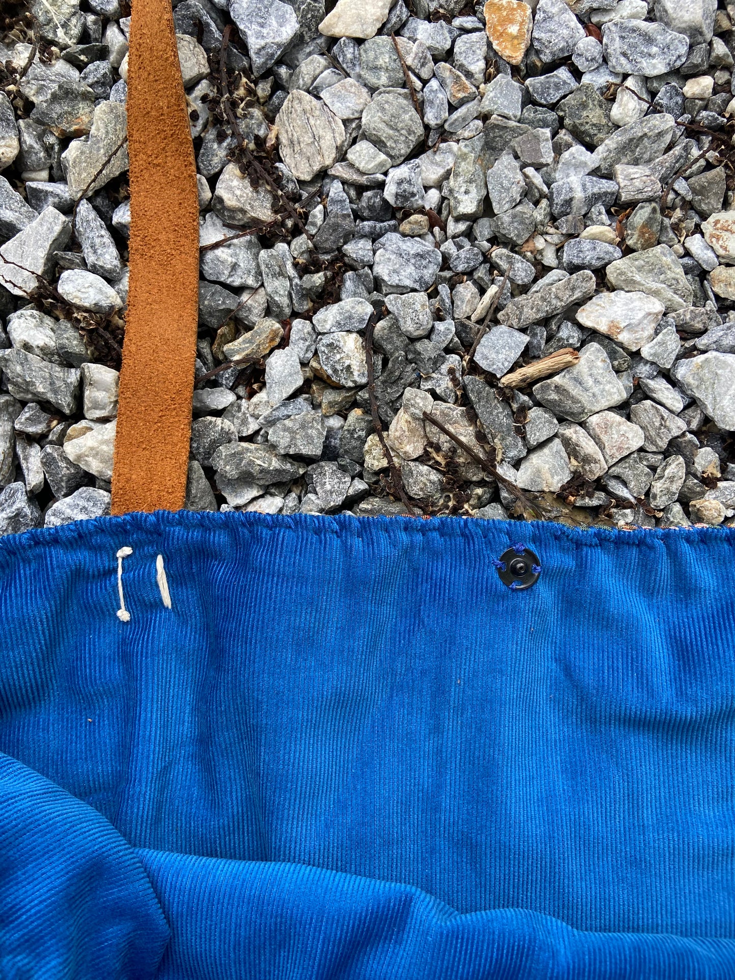 Oversized Hand Sewn Tapestry Bag