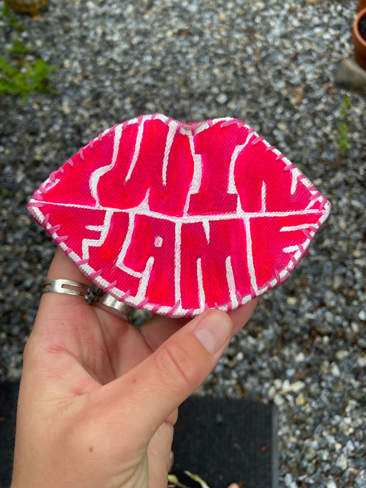 Twin Flame Lip Patch